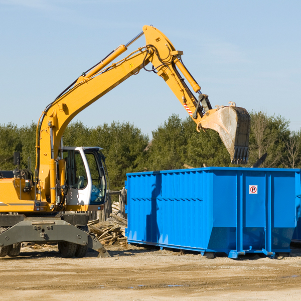 what size residential dumpster rentals are available in Flordell Hills